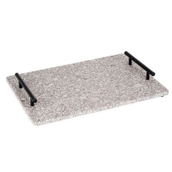 Cosy & Trendy Medical Stone Tray With Black Metal Hand