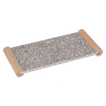 Cosy & Trendy Medical Stone Tray With Wood Handles