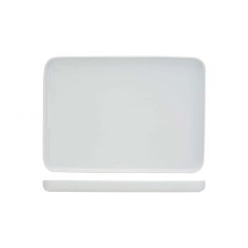 Hgy By Cosy & Trendy Charming White Plate 21x15cm Rectangular