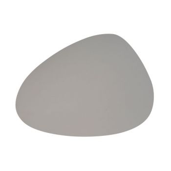 Cosy & Trendy Placemat Leather Lightgrey Oval-organic