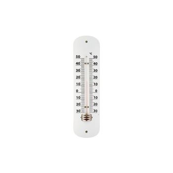 Cosy & Trendy Thermometer Metal 5xh19cm White