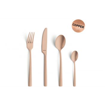 Amefa Retail Manille Pvd Copper Cutlery Set 16 Pcs