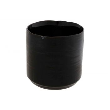 Cosy @ Home Flowerpot Black 11x11xh10,5cm Cylin