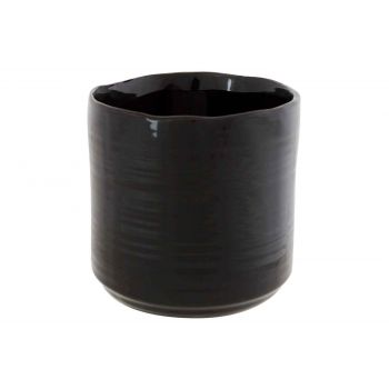 Cosy @ Home Flowerpot Black 13x13xh12,5cm Cylin