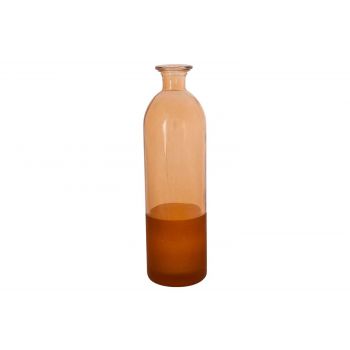 Cosy @ Home Bottle Vase Sprayed Peach D7xh21cm Glass