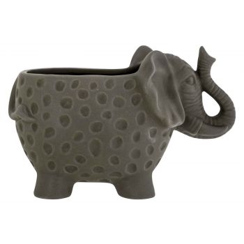 Cosy @ Home Elephant Pot Grey 25,2x15,3xh15,5cm Cera