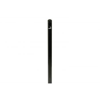 Securit Smoke Pole Smoking Post 1m Black Without