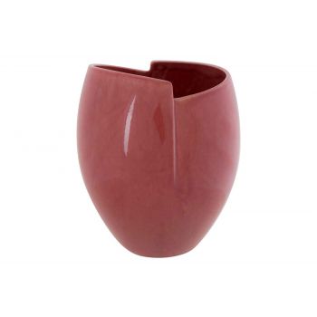 Cosy @ Home Vase Reactive Glazing Pink 22x22xh24cm R