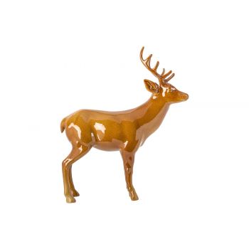 Cosy @ Home Deer Glazed Finish Mel Camel 40x13xh48cm