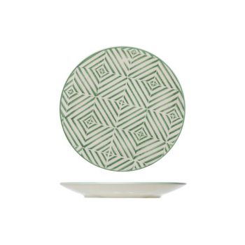 Cosy & Trendy Invertida Stripedgreen Dessertplate 20cm