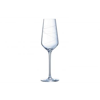 Eclat Abstraction Champagne Glass 21cl  Set 4