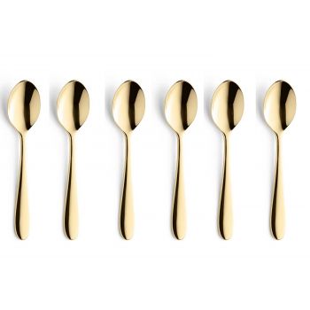 Amefa Horeca Oxford Coffee Spoon Gold Set 6
