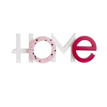 Cosy @ Home Letters Home Pink 29x3,1xh10,3cm Wood
