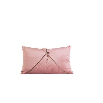 Cosy @ Home Cushion Zipper Pink 50x10xh30cm