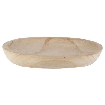 Cosy @ Home Bowl Nature 29,5x20xh5cm Oval Wood