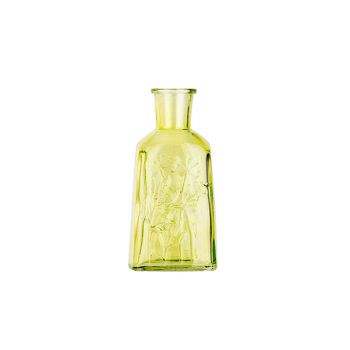 Cosy @ Home Bottle Vase Fennel Green 9x7xh14cm Glass