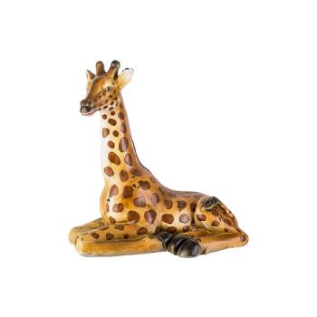 Cosy @ Home Giraffe Sitting Brown 36x16xh39cm Cerami