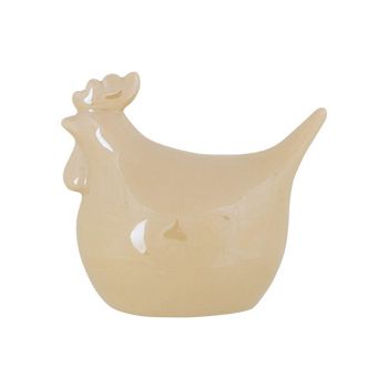 Cosy @ Home Chicken Glazed Beige 10x5,8xh9cm Ceramic