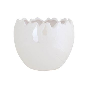 Cosy @ Home Egg Carved Cream 11x11xh9cm Ceramic