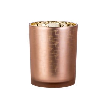 Cosy @ Home Tealight Holder Labyrinth Gold Pink D10x