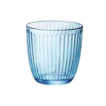 Bormioli Line Waterglass 29cl Bleu Set 6