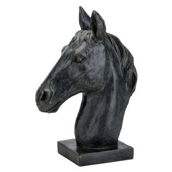 Cosy @ Home Bust Horse Brown 31x16,5xh41cm Resine