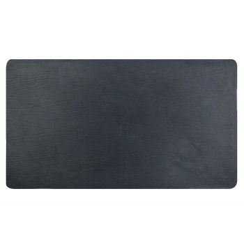 Cosy & Trendy Placemat Leather Recycle Dz Black 43x30