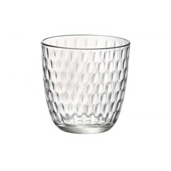 Bormioli Slot Glass Transparent 29 Cl Set 6