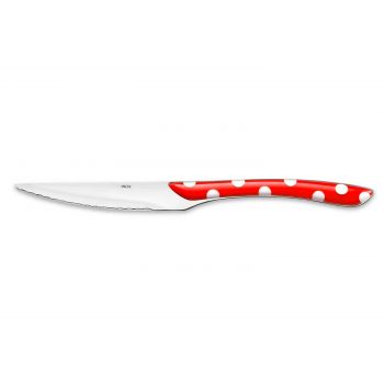 Amefa Retail Eclat Dots Red Table Knife 18-0