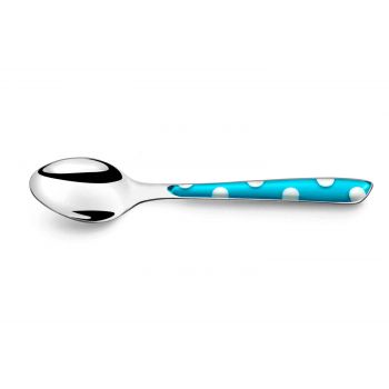 Amefa Retail Eclat Dots Turquoise Coffee Spoon 18-0
