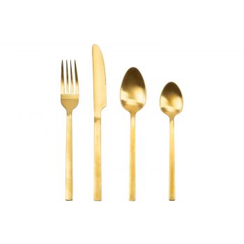 Brandless Retro Cutlery Set 24-pcs Gold
