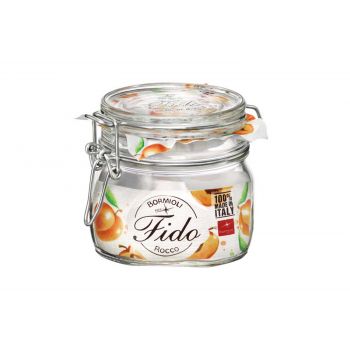 Bormioli Fido Jar With Clips 0,5l Square