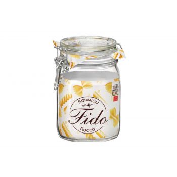 Bormioli Fido Jar With Clips 1l Square