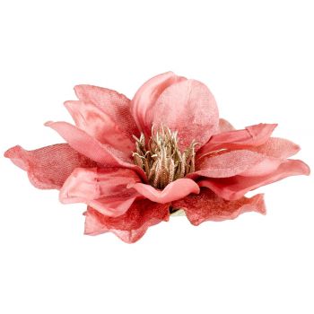 Cosy @ Home Clip Magnolia Old Pink 15x15xh6cm Synthe