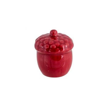 Cosy @ Home Acorn Red 4,7x4,7xh5,5cm Stoneware
