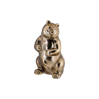 Cosy @ Home Bear Antique Gold 9x8,5xh16,5cm Stonewar
