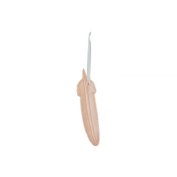 Cosy @ Home Feather Hanger Light Pink 16,2x4xh2cm St
