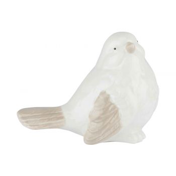 Cosy @ Home Bird White 9.7x5.8xh7.2cm Stoneware