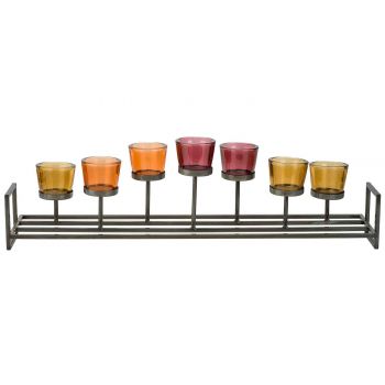 Cosy @ Home Tealight Holder Multi-color 71,5x15xh21c