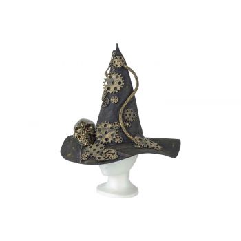 Cosy @ Home Witch Hat Brass 44x44xh36cm Textile