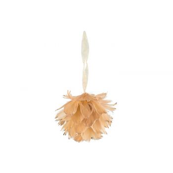Cosy @ Home Ball Feathers Camel D10cm Feathers