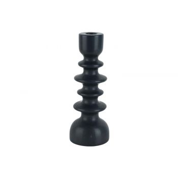 Cosy @ Home Candle Holder Stacked Black 9,5x9,5x