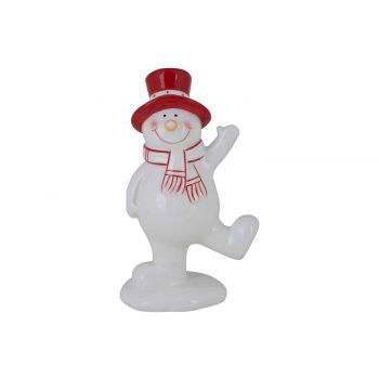 Cosy @ Home Holidays Snowman Red Scarf Red White 9,8