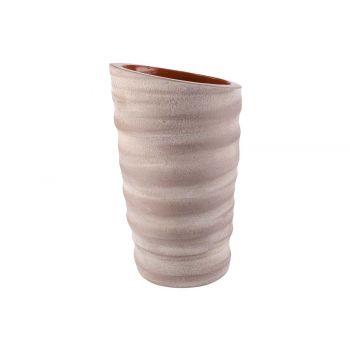 Cosy @ Home Vase Cinnamon  Taupe 16x16xh30cm Round S