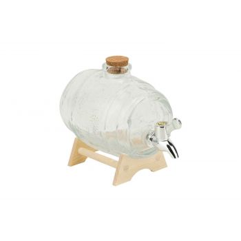 Cosy & Trendy Dispenser 1l With Wooden Stand