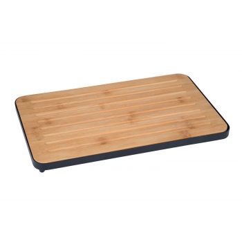Cosy & Trendy Cheese/bread Board In Bamboo Metal Frame