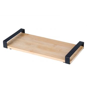 Cosy & Trendy Tray Bamboo With Metal Handle
