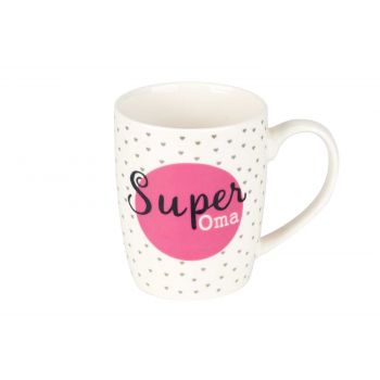 Cosy & Trendy Mug 'super Oma' D8,2xh10,2cm 36cl