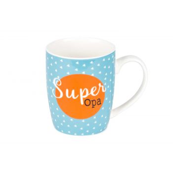 Cosy & Trendy Mug 'super Opa' D8,2xh10,2cm 36cl