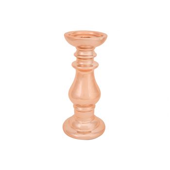 Cosy @ Home Candle Holder Copper 12x12xh27cm Round C